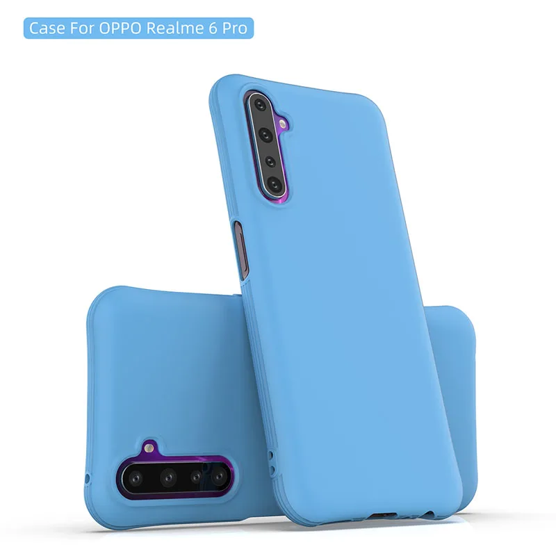 Silicone Matte Case For Oppo A52 A72 A92 A83 A1 F9 Realme C11 C15 5 6 7 Pro 5S 5i XZ XT A3S A5 AX5S Slim Back Cover Coque | Мобильные