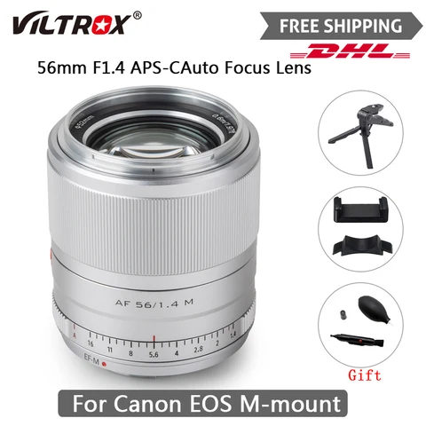 Viltrox 23/33/56 мм F1.4 стандартный объектив с автофокусом, портретный объектив, основной объектив для Canon EOS Mount Camera M5 M10 M100 M200 M50 M6