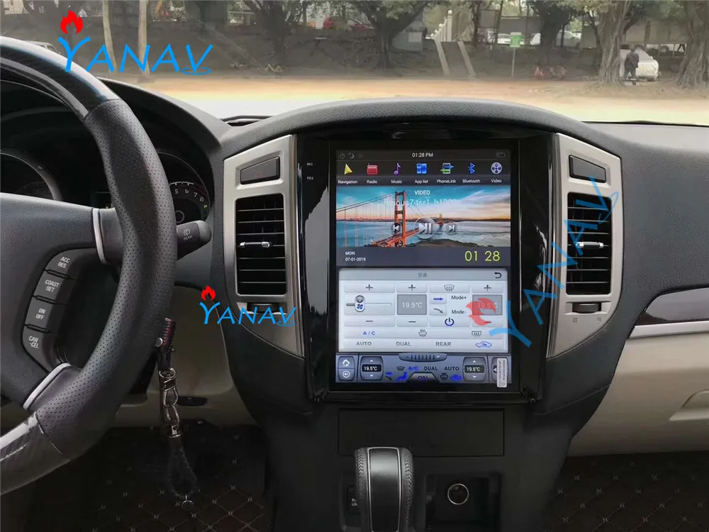 Вертикальный экран система android 9 0 Автомобильный gps мультимедийный видеоплеер