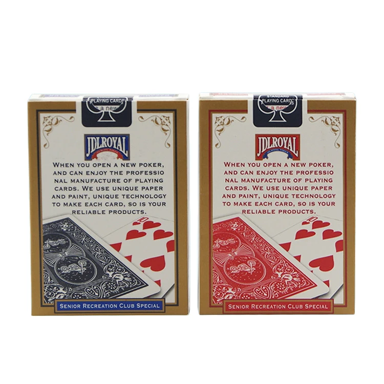 Newest Jdlroyal Poker Red/Blue Regular Playing Cards Standard Sealed Decks Magic Tricks Magice ZXH | Спорт и развлечения