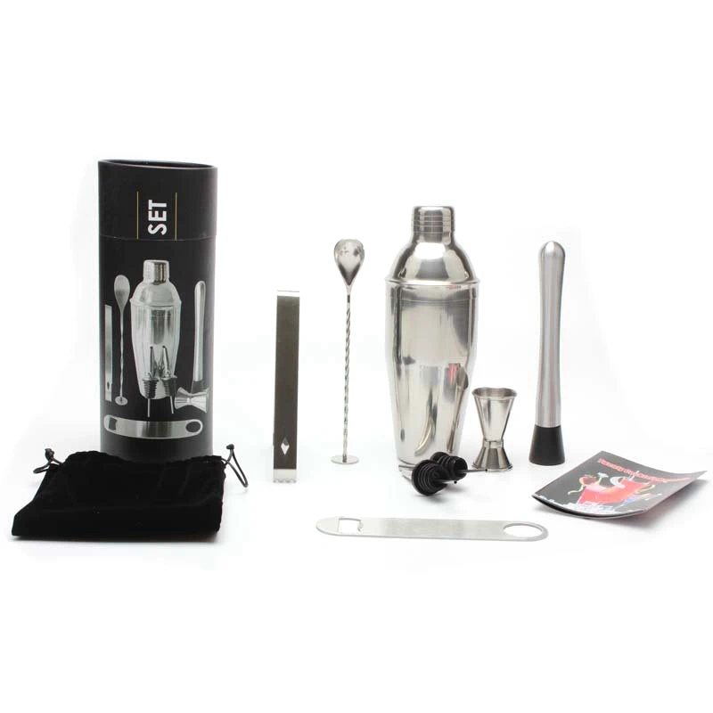 750 мл нержавеющий барный коктейль Шейкер Набор Посуды для изготовления с