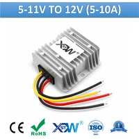 xwst 5 11v 5v 6v 9v to 12v 5a 8a 10a output dc to dc step up boost power converter waterproof ip67 12vdc voltage regulator