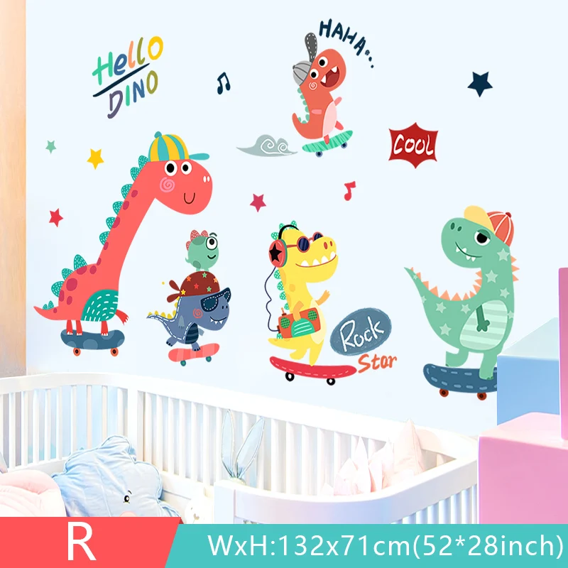 

18 styles Large Cartoon Wall Stickers for Kids rooms Baby room Wall Decor Vinyl Removable Wall Decals Home Mural Home Decoration