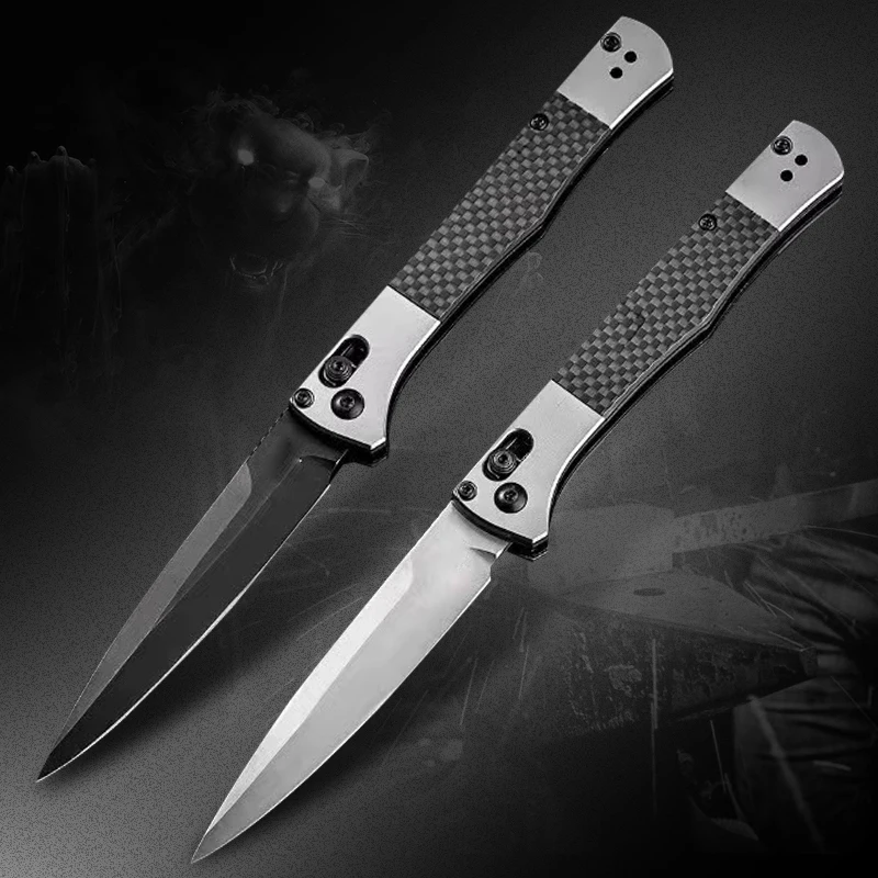 

Складной карманный нож S90V с ручкой из стали и волокна, тактический нож для выживания, походный охотничий нож для самообороны, инструмент для...