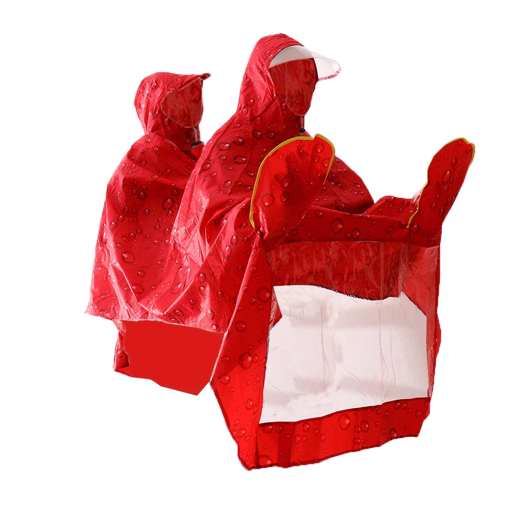 

Waterproof Motorcycle Scooter Oxford Raincoat Cover Windproof DoubleRainCoat