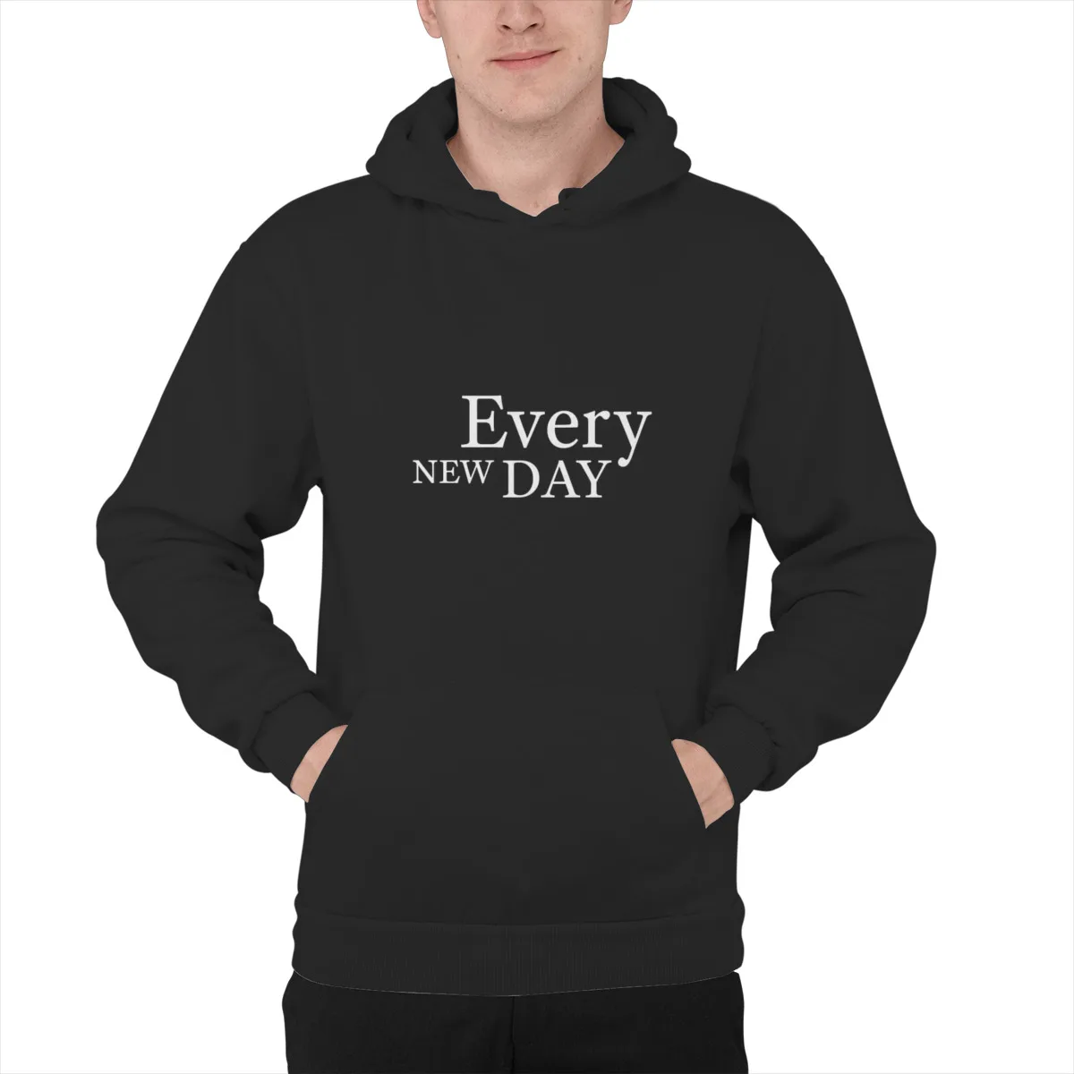 

Men's Hoodie Every New DayPrint Fashion Unisex Hip-Hop autumn Mens Clothes 40665