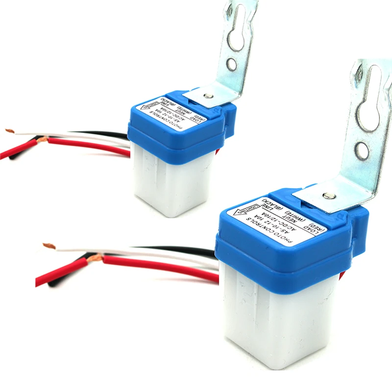 2 шт. 12V 10A Сумерки Сенсор переключатели мини закат на открытом воздухе ночник