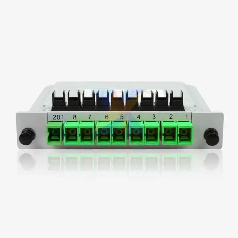 10 шт./лот волоконно-оптический SC APC PLC 1X8 Сплиттер Волоконно-Оптический корпус FTTH