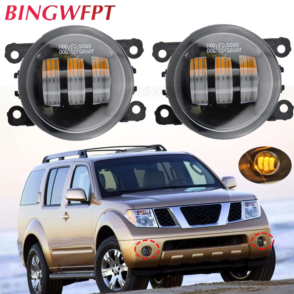 

Противотуманные фары в сборе для Nissan Xterra NV200 Pathfinder R51 2005-2012 автомобильные правые и левые светодиодные линзы Противотуманные фары Дневные ход...