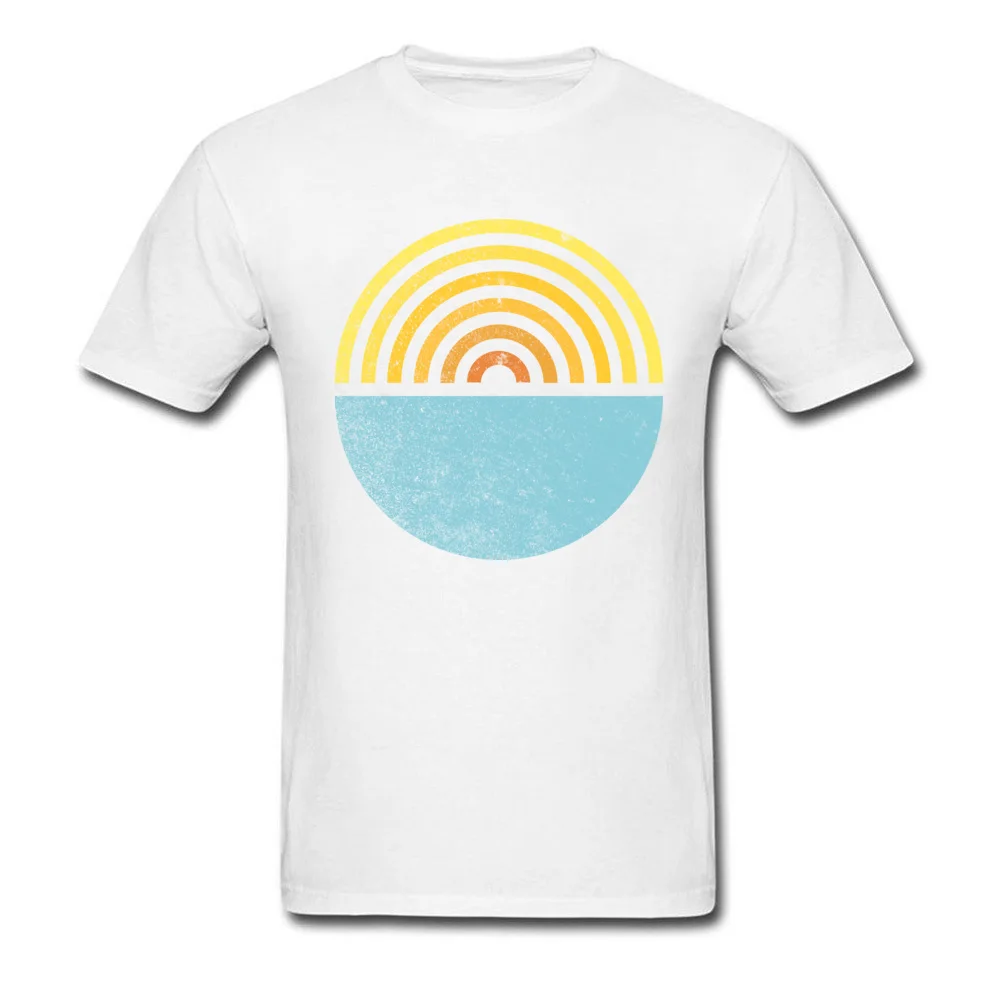 

Kohpweran T Shirt Vinyl Sunset Vintage Tops Tees Summer Tshirt Black White Men Newest Fashionable Short Sleeve Lycra Clothes