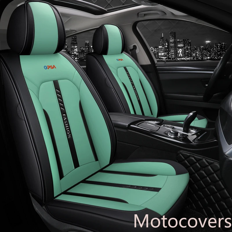 

Motocovers новые чехлы для сидений автомобиля седан прочный кожаный Универсальный пять сидений комплект для 5 местный P33602-4