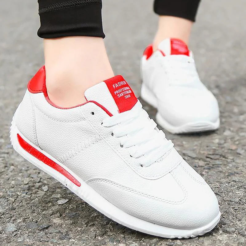 Женские повседневные кроссовки Белая школьная обувь для девочек Новое