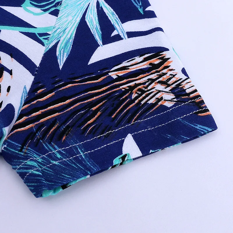 

2020 Baby Summer Round Neck Jumpsuit Newborn Korean Clothes Infantbaby Boys Girls Cute Cartoon Rompers Zopper Climbing Pajamas