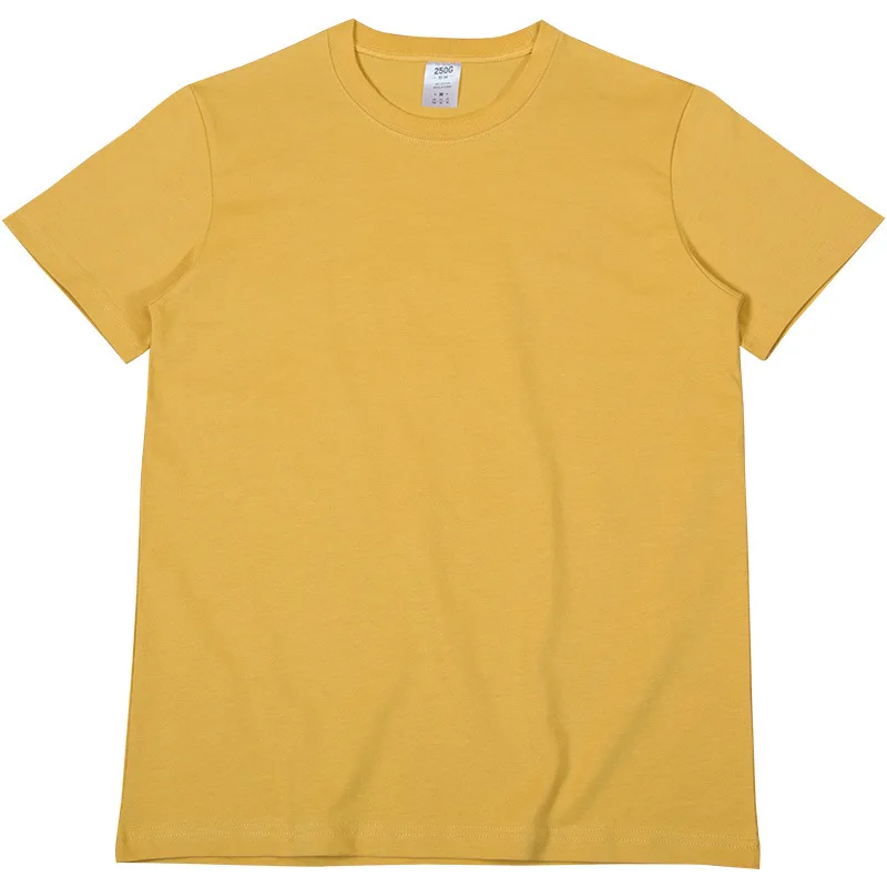 DT2500-1 мужские футболки из тяжелого хлопка 12 цветов удобные повседневные Простые