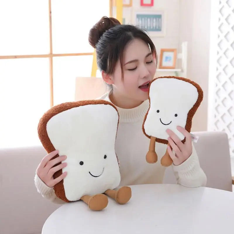 Креативный мультфильм хлеб подушка в виде тоста забавная еда плюшевая игрушка