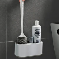 hanging toilet cleaning brush eco friendly plastic simple toilet brush holder creative brosse toilette toilet tools da60mts