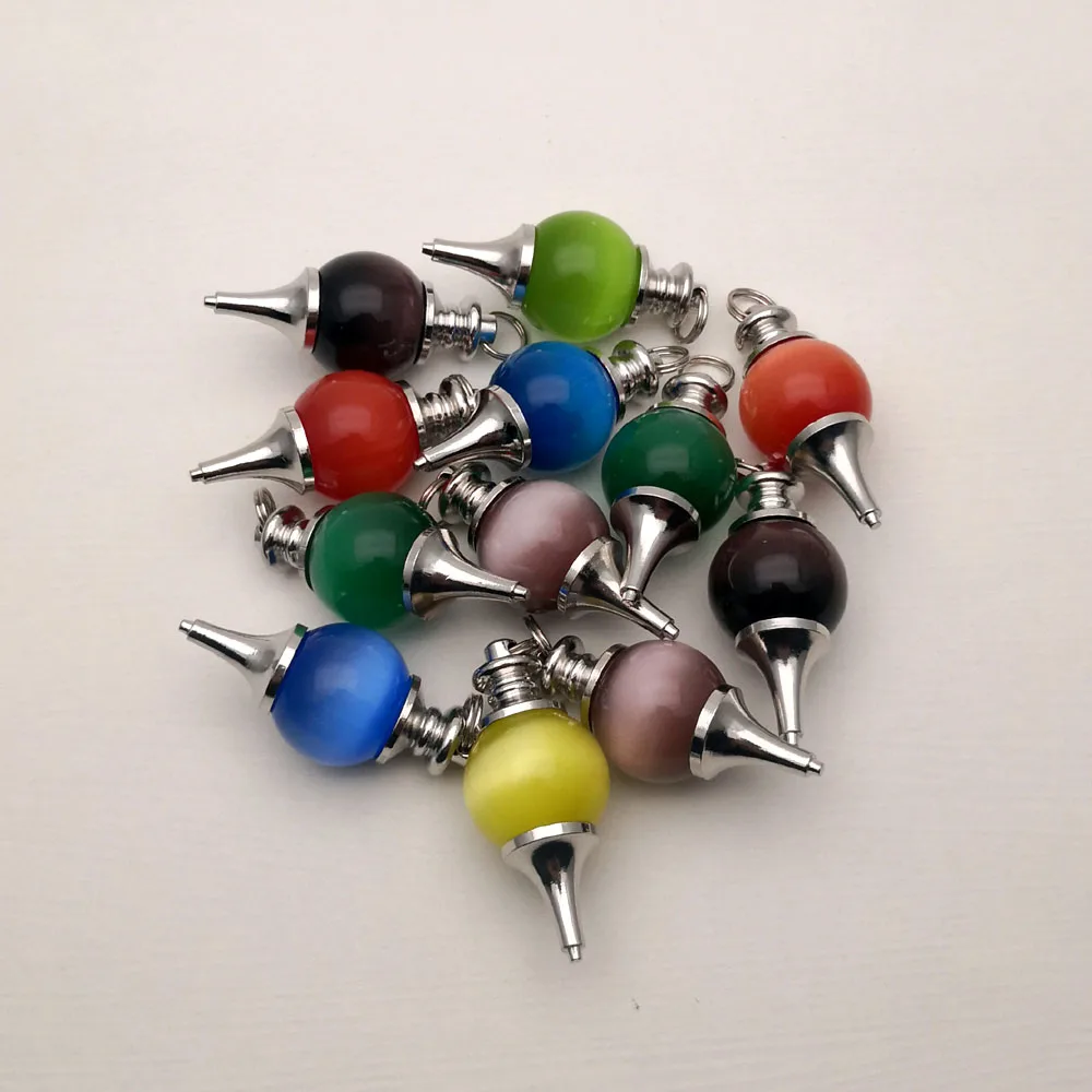 Модный кулон &quotкошачий глаз&quot 12 шт. Балансирующий рейки очаровательный камень