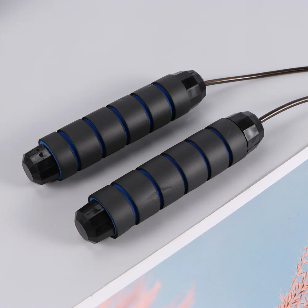 Креативный Скакалка для фитнеса бокса тренировок вес стальной проволоки с