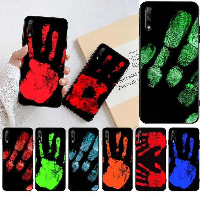 

YJZFDYRM Thermal Heat Induction TPU black Phone Case Cover Hull for Huawei Honor 30 20 10 9 8 8x 8c v30 Lite view pro