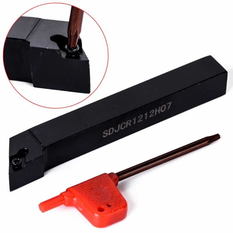 

Lathe Turning tool Milling Cutter Wrench Threading Cutting DCMT0702 12mm