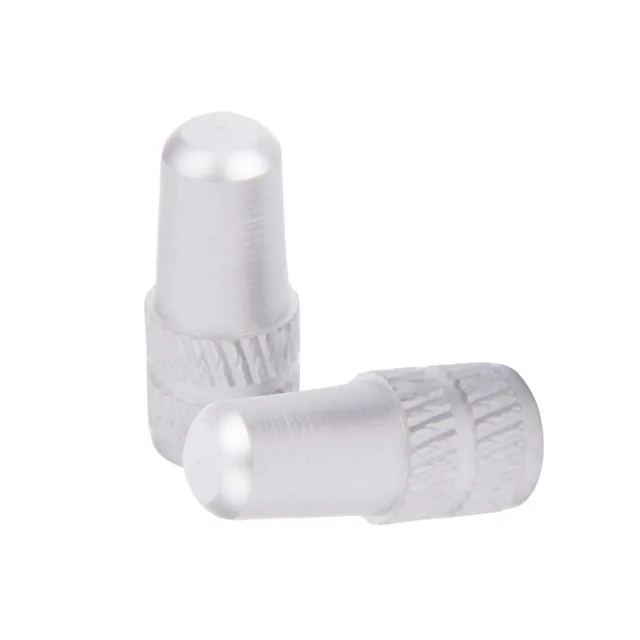 2pcs SILVER ZTTO Велосипед Presta колпачки клапана для MTB дорожный велосипед французская внутренняя камера колеса p покрышка Пылезащитная крышка Bicicleta велосипедная часть - Цвет: 2pcs SILVER