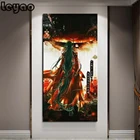 Алмазная живопись Tian Guan Ci Fu,3d вышивка крестиком, алмазная вышивка, мозаика с мультяшным аниме узором крыльца, вертикальная версия декора,