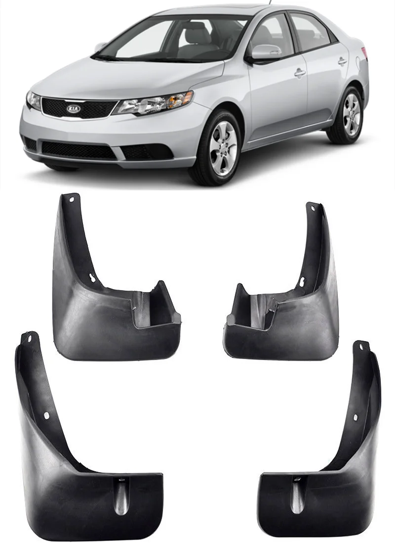 Fivefinger 4x Автомобильные Брызговики для 2010 2013 Kia Forte/K3/Cerato 4 передние задние