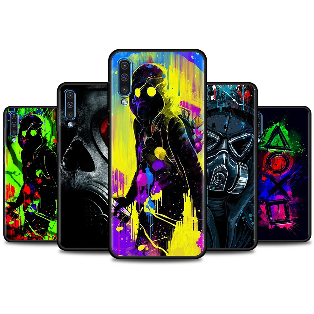 

For Samsung Galaxy A50 A70 A10 A30 A40 A20e A90 A10e A20 A20s M31 M30s M51 M01 M31s M11 M21 M22 DJ Man Antigas mask Anti-Fall