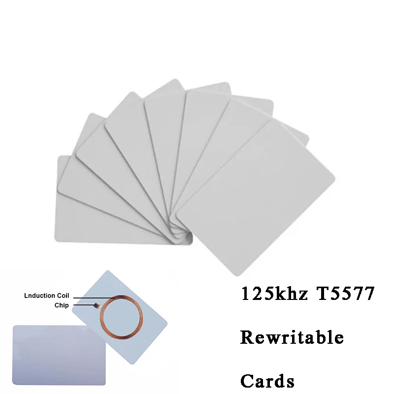 EM4305 T5577 125khz Card Duplicator Copy RFID Id Rewritable Writable Copiable Clone Access Control Tag | Безопасность и защита