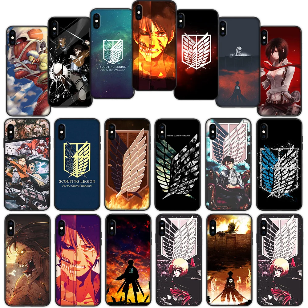 levi ackerman attack on titan soft cover case for iphone 7 8 6 6s 5 5s se plus free global shipping
