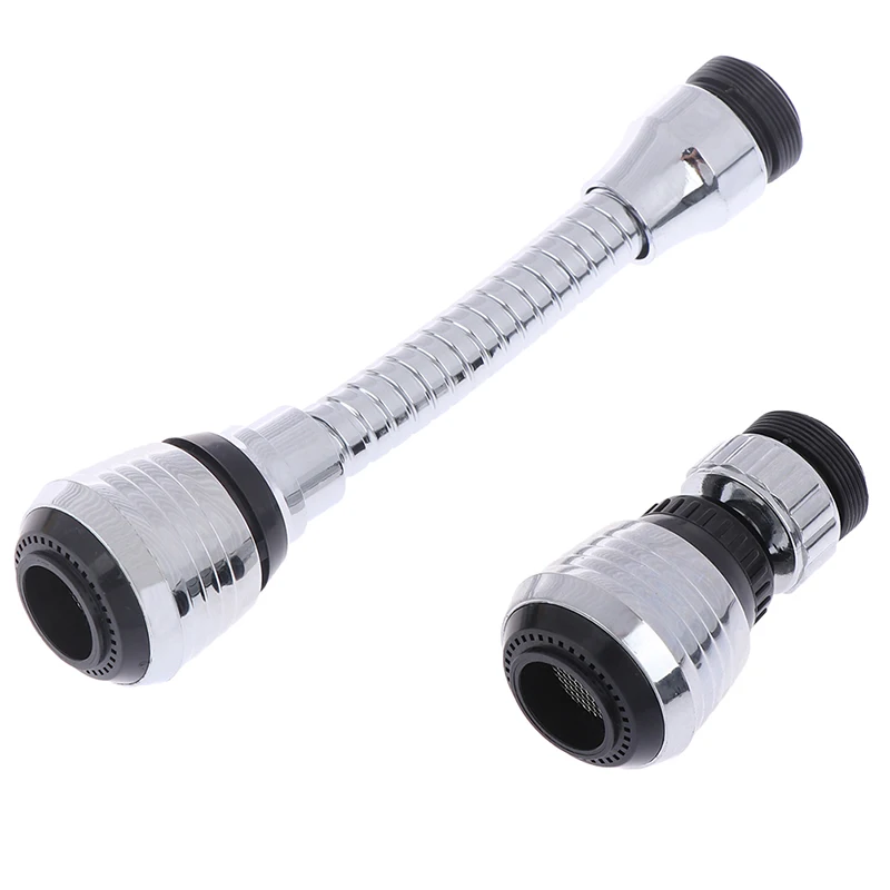 Универсальный трубы двойной выход воды маленькую насадку 360 Вращающийся