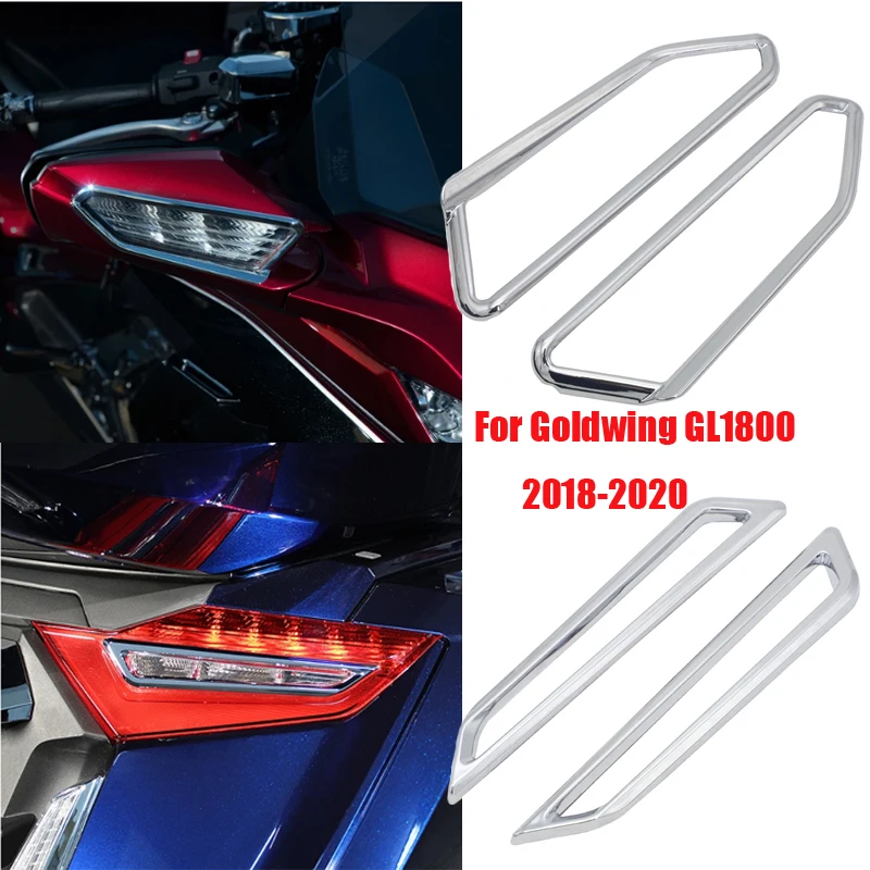 Для HONDA Goldwing GL1800 2018-2020 ретро-зеркальная крышка F6B хромированная Модифицированная