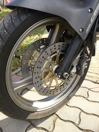 BIKINGBOY передние тормозные диски роторы GL F6C 1500 Valkyrie C Interstate CI Tourer CT 00 01 02 03 GOLD WING 1800 17 16