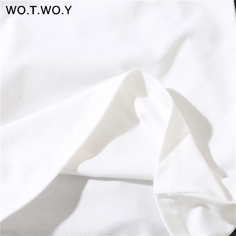 WOTWOY, забавная летняя футболка с принтом сердца, женская, черная, белая, женская футболка, хлопок,, новинка, футболка, Femme, Harajuku, уличная одежда
