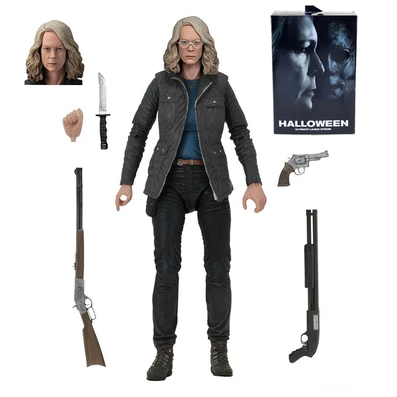 18 см NECA Хэллоуин 2 Лори строд Майкл Майерс ужасная Модель ПВХ экшн фигурка