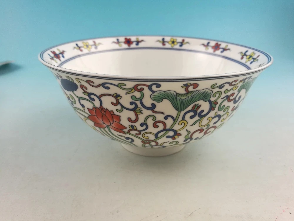 

Chinese Old Pastel Blue And White Porcelain Bowl