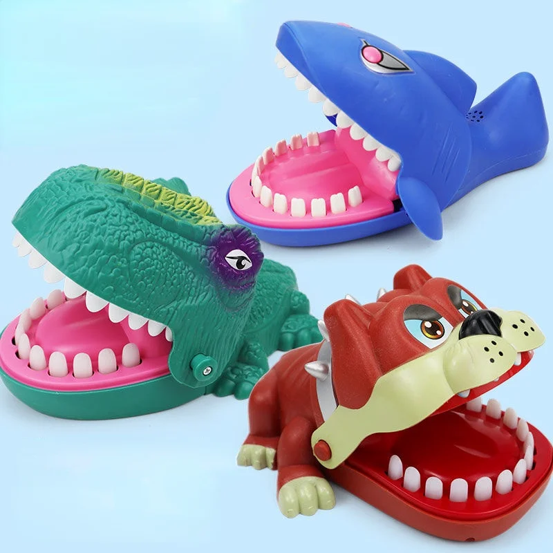 

Finger Biting Big Mouth Crocodile Toy Birthday Gift Bite Shark Kids Toy Tooth Extraction Children Parent-child Trickery Toy Hot