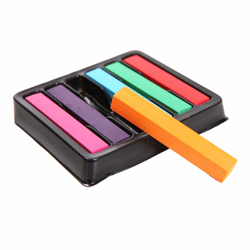 12 Colors Hair Chalk Powder Temporary Non-toxic Dye Pastel Multicolor Paint Party Beauty Soft Salon Pastels Crayons | Красота и