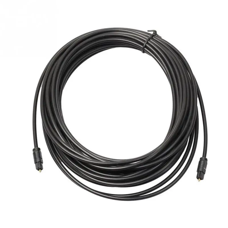 Цифровой оптический аудиокабель Toslink позолоченный кабель 1 м 5 2 3 10 15 20 SPDIF MD DVD