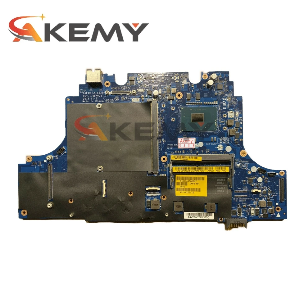 Preise Für DELL Präzision 7720 M7720 I7-7920HQ Laptop Motherboard CN-02MH64 02MH64 CAP10 LA-E321P SR32L Notebook Mainboard DDR4