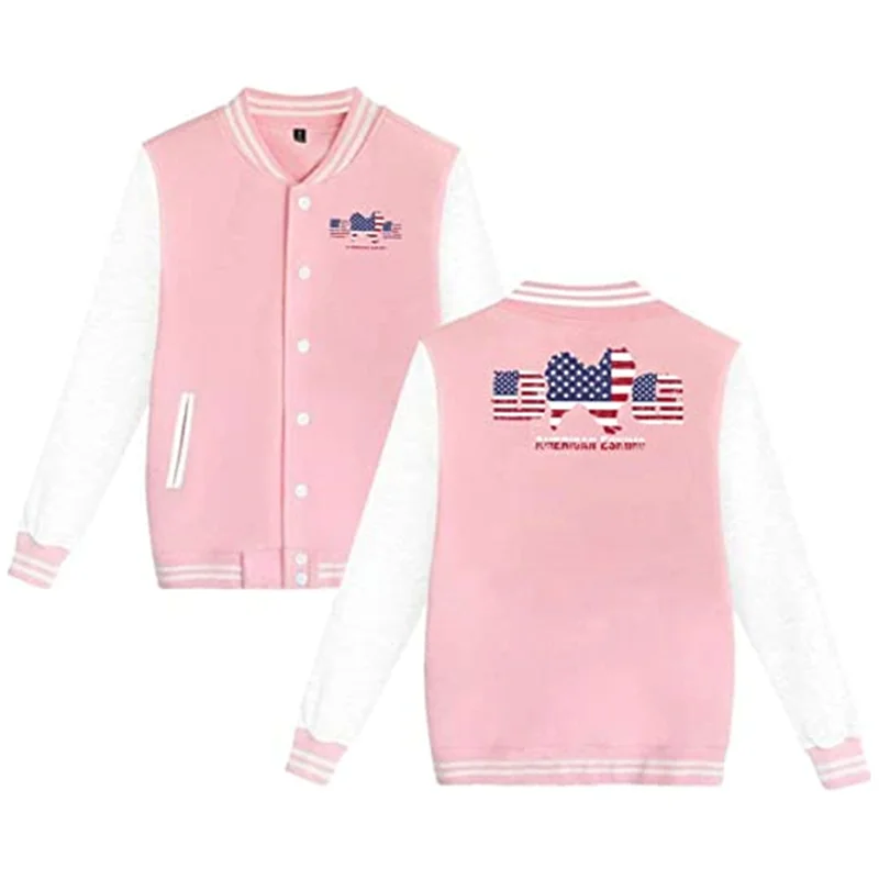

Unisex Baseball Uniform Jacket Hoodie Sweater Sport Coat Sweatshirt