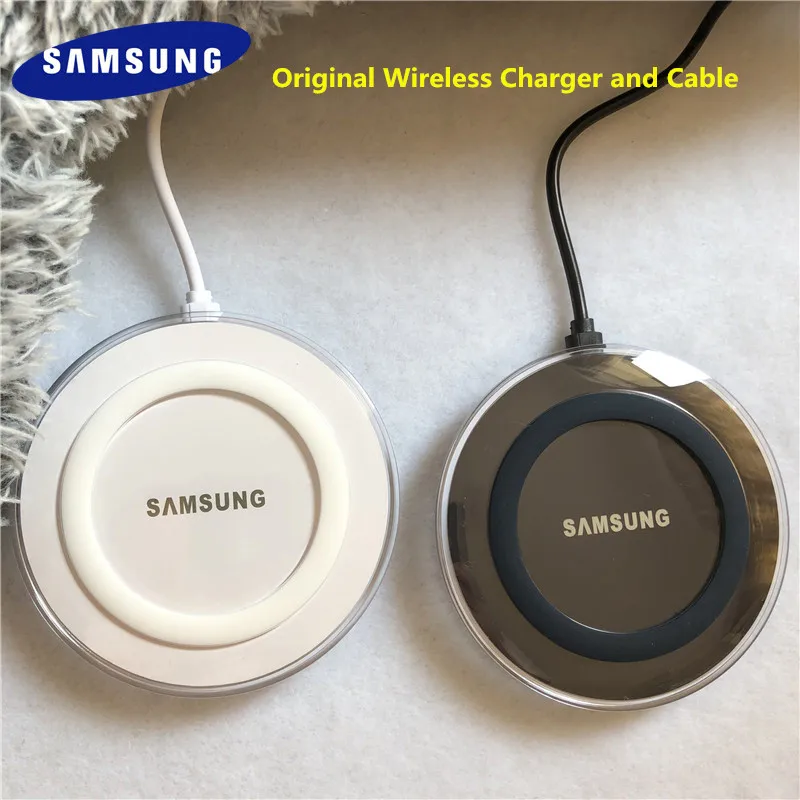 Беспроводное зарядное устройство Samsung Qi 5В/2А для Galaxy и iPhone|Беспроводные зарядные