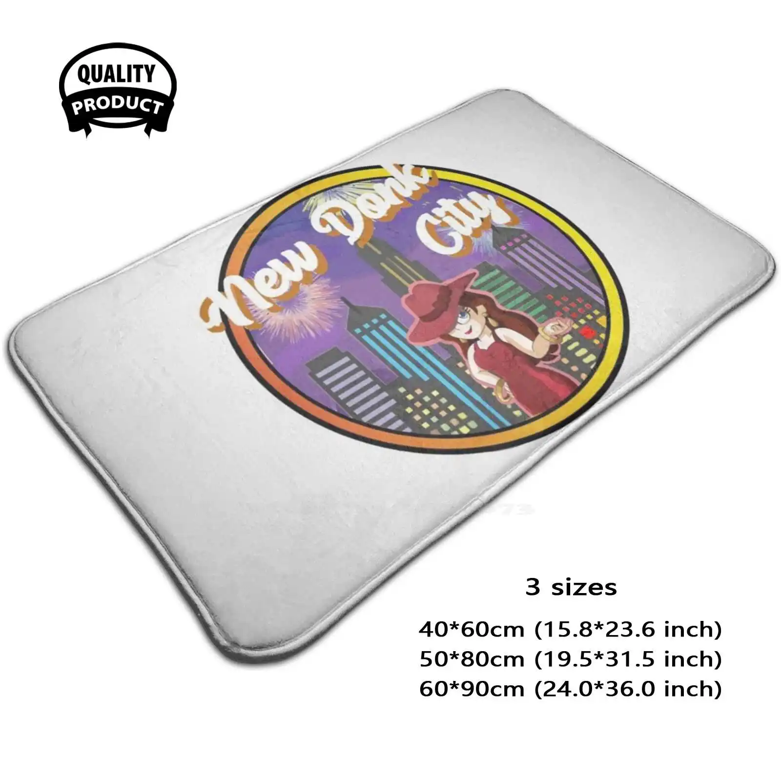 Новый город Донк "Мер Ни Дизайн Софт Хаус Семейный Анти-Скользящий Коврик Ковер Nintendo Switch Полин"