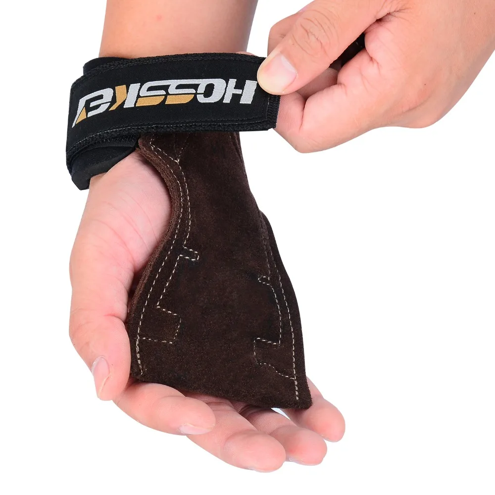 Лифтинг Грипсы профессиональные перчатки из натуральной кожи синие лучшие