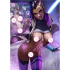 Печать на холсте Overwatch DVA Shadow ню Нил 2B сексуальная девушка художественный плакат 40x60 50x70 60x90 пользовательская гостиная спальня подвесная картина