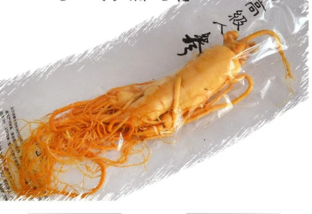 Changbai свежий корень женьшеня высшего класса вакуумный пакет Panax 6 лет травяной