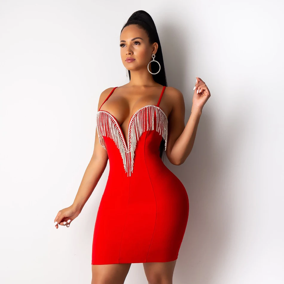 Лето 2021 новый стиль высокое качество кристальная кисточка сексуальное без