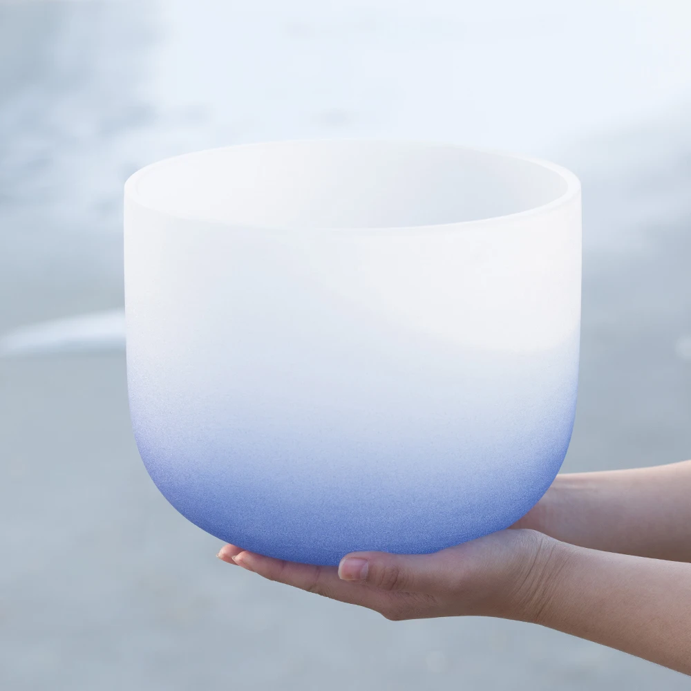 9 дюймовая полуцветная чакра третий глаз с кварцевым кристаллом для пения +