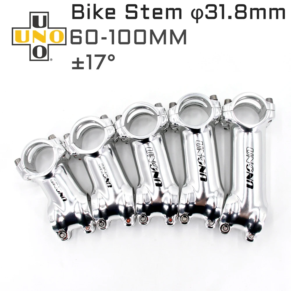 

Вынос руля велосипеда UNO, ультралегкий вынос руля горного велосипеда, 17 градусов, 28,6, 31,8 мм, 60/70/80/90/100 мм