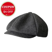 mens brand caps hats with blade mens vintage cap herringbone newsboy hats casual women spring autumn berets blm311